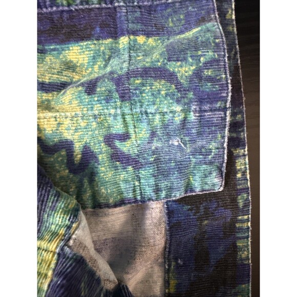 Chico's Sz 1 Womens‎ Corduroy Jacket Art To Wear Artsy Boho Dopamine Maximalist - Picture 8 of 9